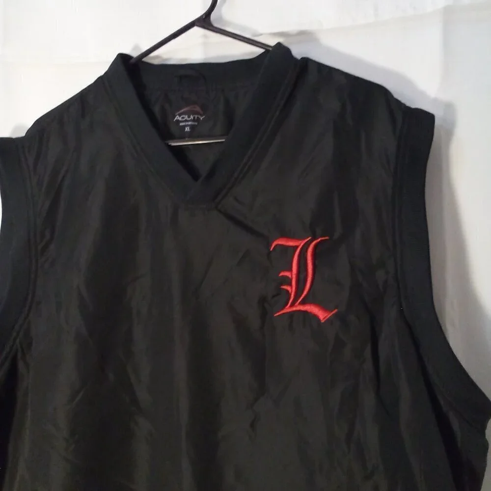 Acuity Pullover Vest Jacket Mens XL Sleeveless Logo Pockets Black